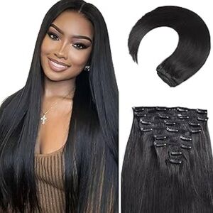 Clip in hair extensions 100%remy hair